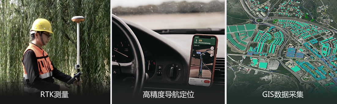 適用于RTK測量、高精度導(dǎo)航定位、GIS數(shù)據(jù)采集