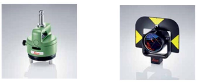 徠卡棱鏡和支架合理搭配，更易獲得高精度測量成果！